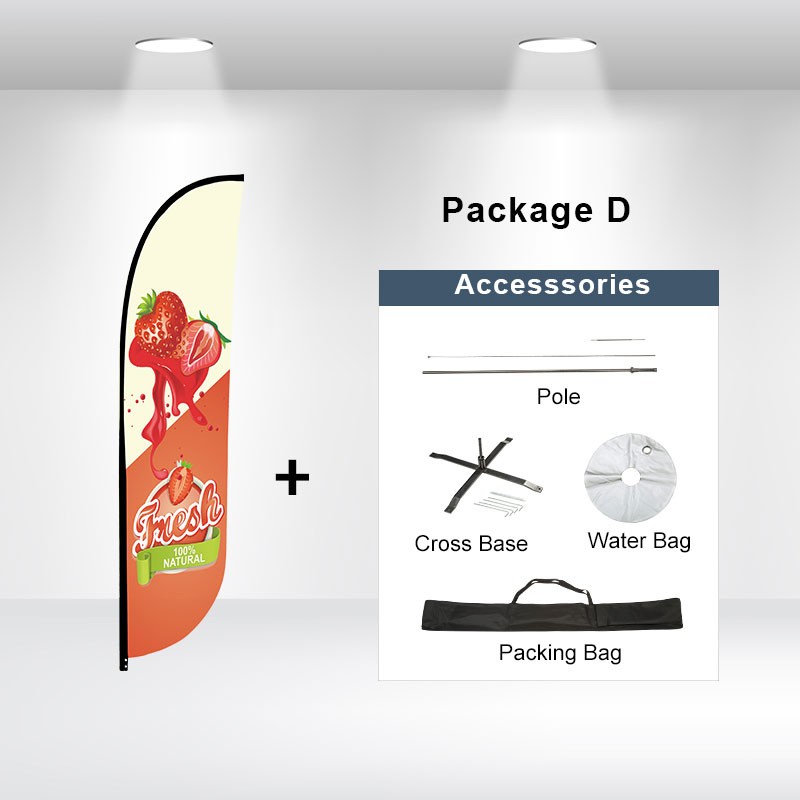 FEATHER FLAG PACKAGE KIT OPTIONS - CONVEX