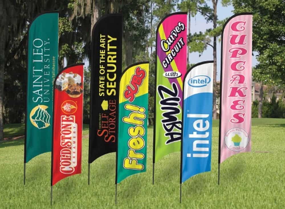 Custom Design Feather Flags For Business and Events