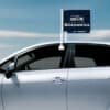 Premium Car Flag On Car Window