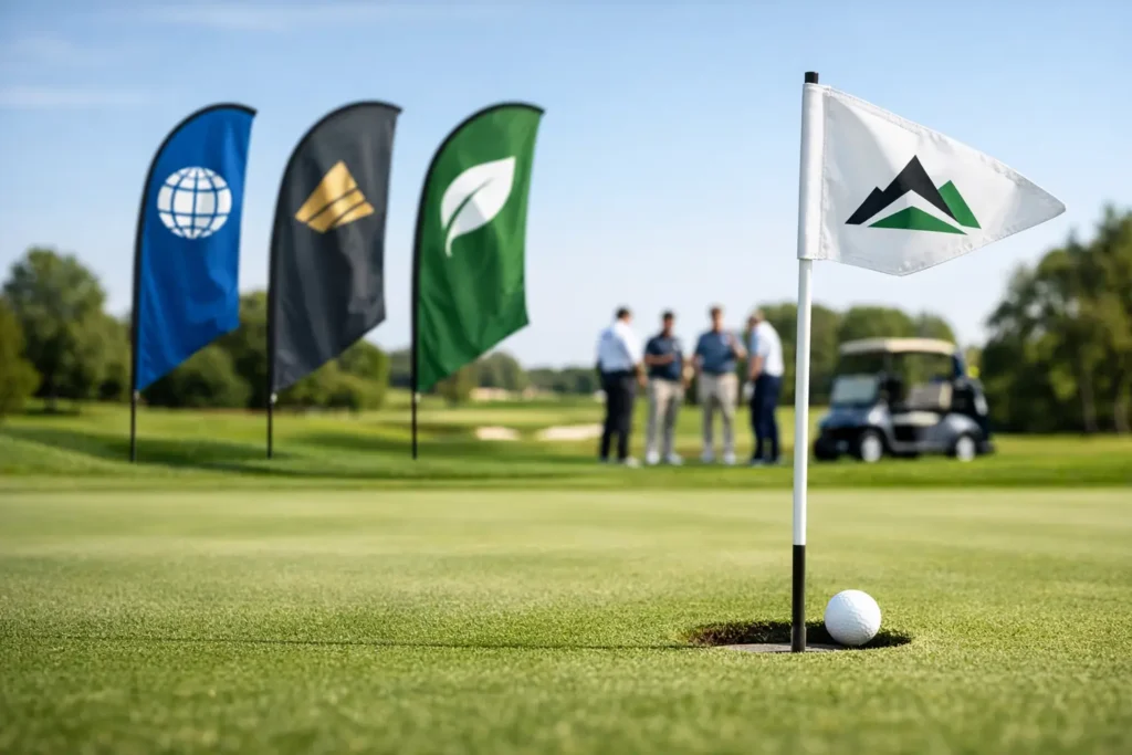 Corporate Golf Pin Flags That Get Seen