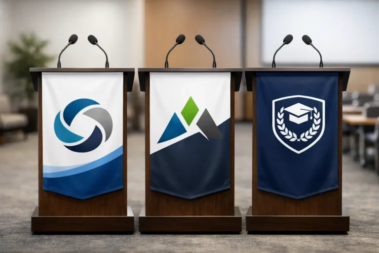 Print Podium Banners That Look Professional