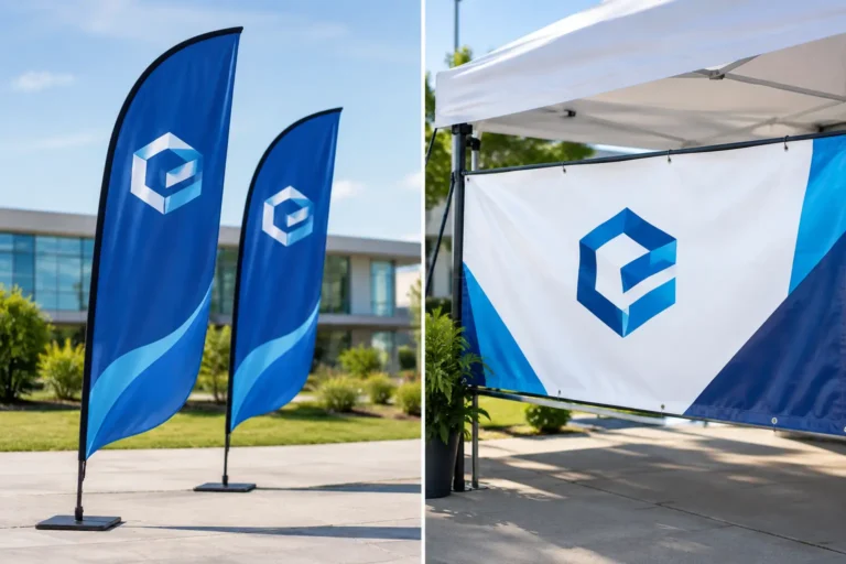 Custom Flags Versus Vinyl Banners for Your Event