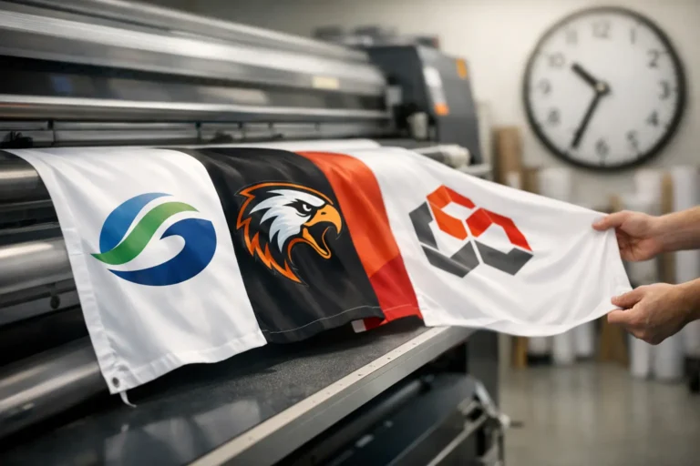Flag Printing Turnaround for Event Deadlines