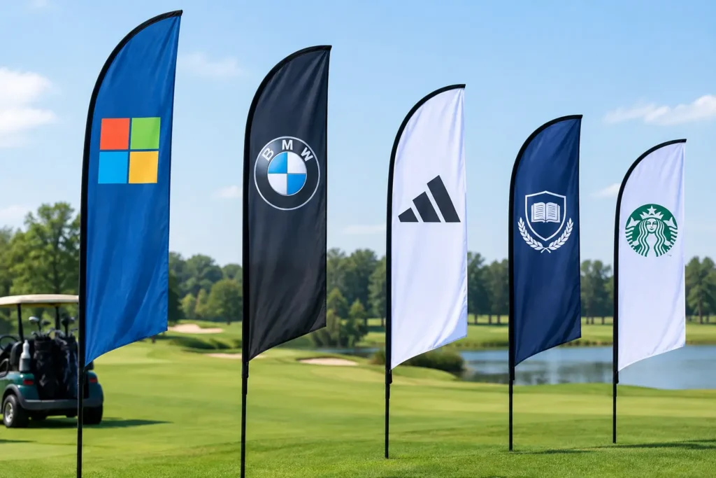Select Golf Sponsor Flags for Better Visibility