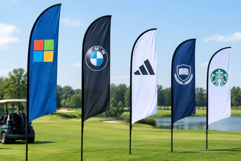 Select Golf Sponsor Flags for Better Visibility